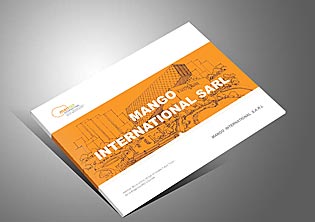 個(gè)性畫冊(cè)設(shè)計(jì)，非洲MANGO房地產(chǎn)公司宣傳冊(cè)