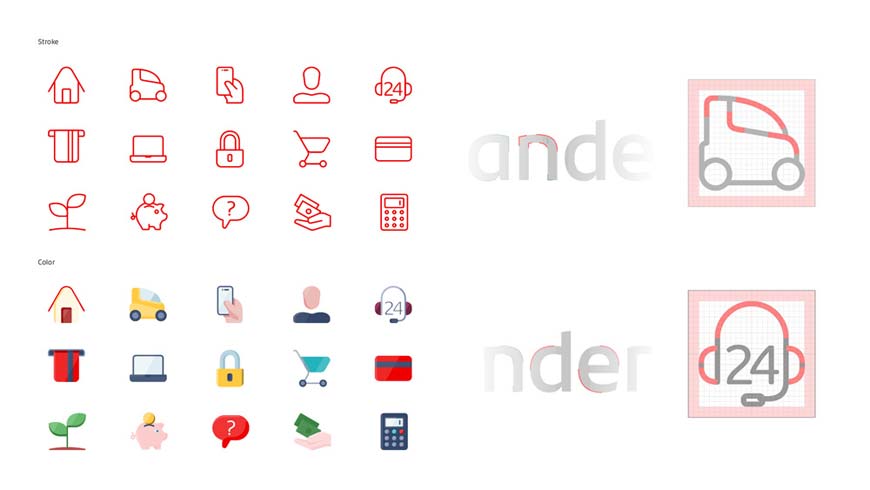 西班牙Santander銀行LOGO設(shè)計(jì)，改善用戶體驗(yàn)是王道-3