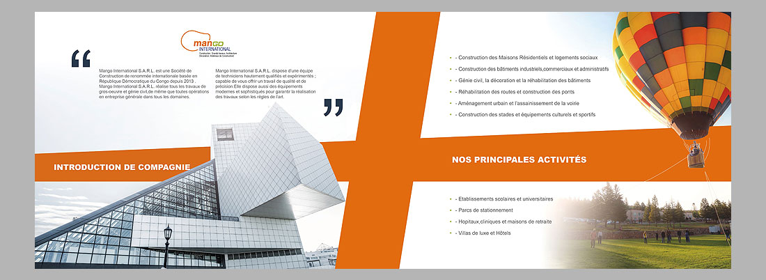 個性畫冊設(shè)計，非洲MANGO房地產(chǎn)公司畫冊-2